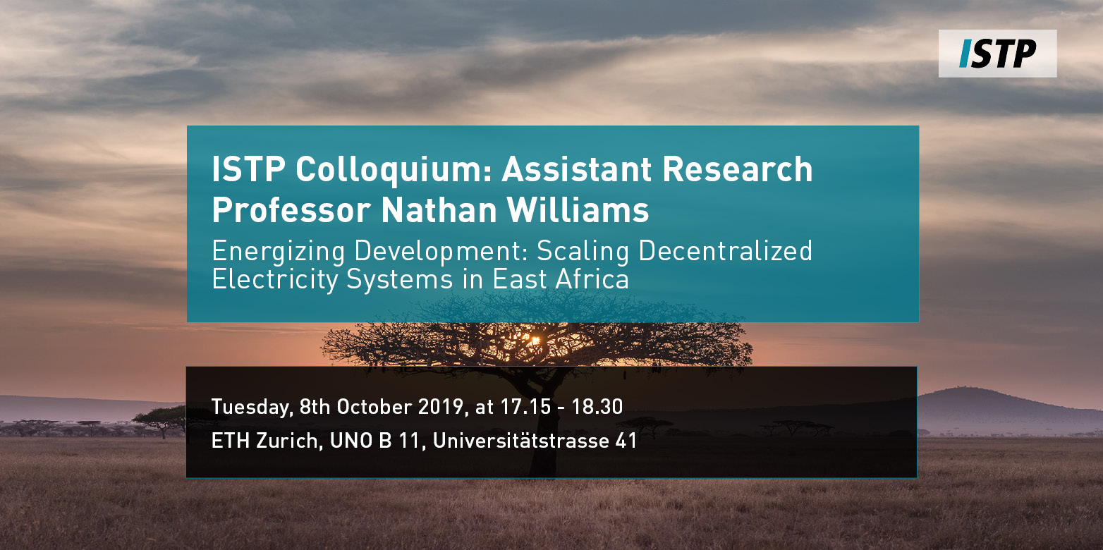 ISTP Colloquium 08.10.2019