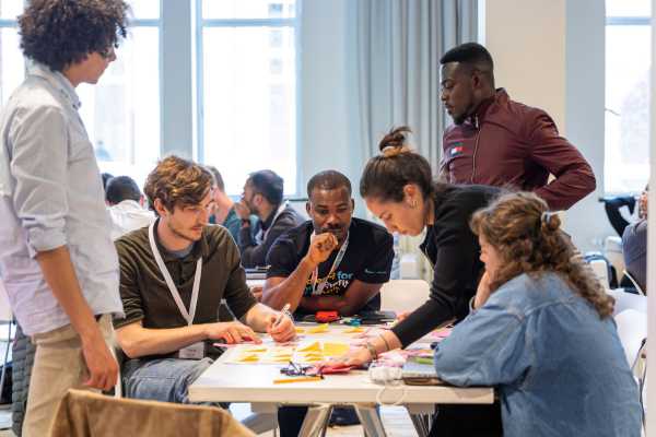 David Pfeffer (ETH Zurich) with Kelvin Fiati and John Boateng Nkansah (KNUST), Anna Wohler (Chalmers) and Abdelrahman Abdalla and Benedetta Rotondo(PoliMi)