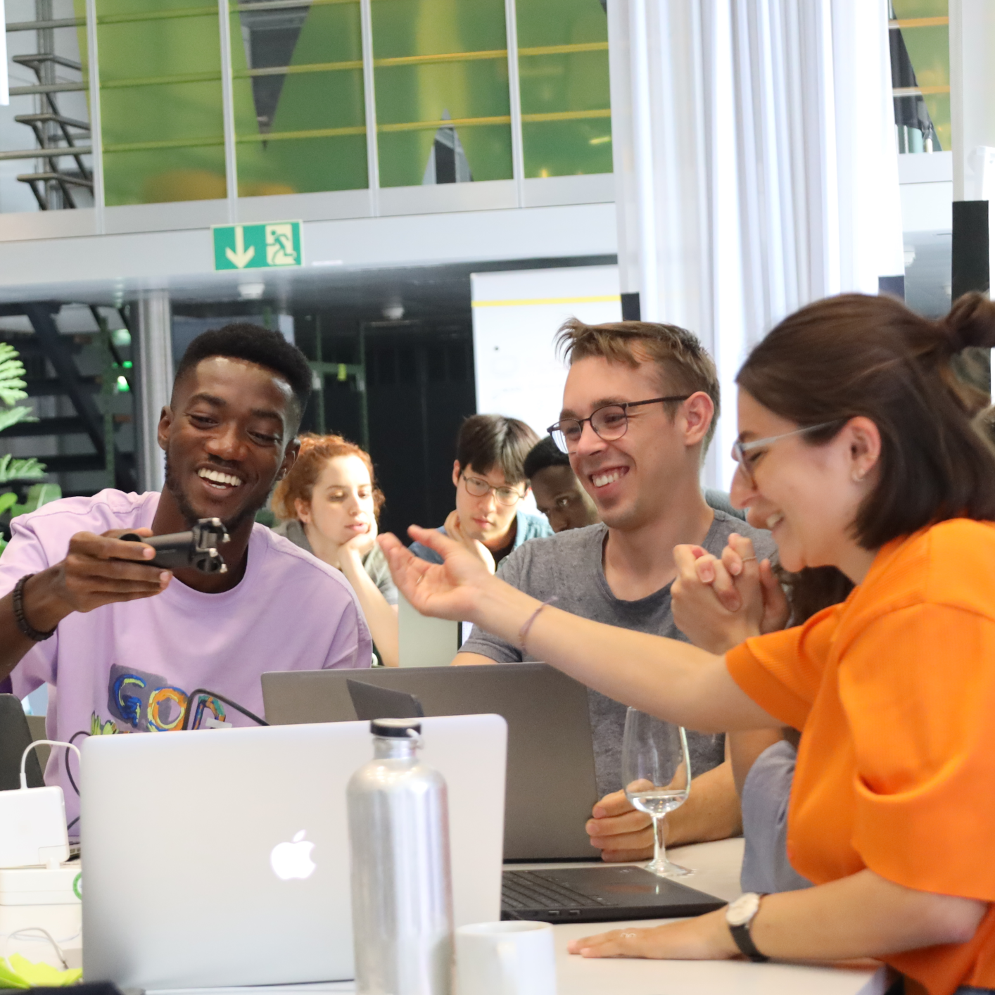 Students during the Computational Design for Additive Manufacturing Summer School