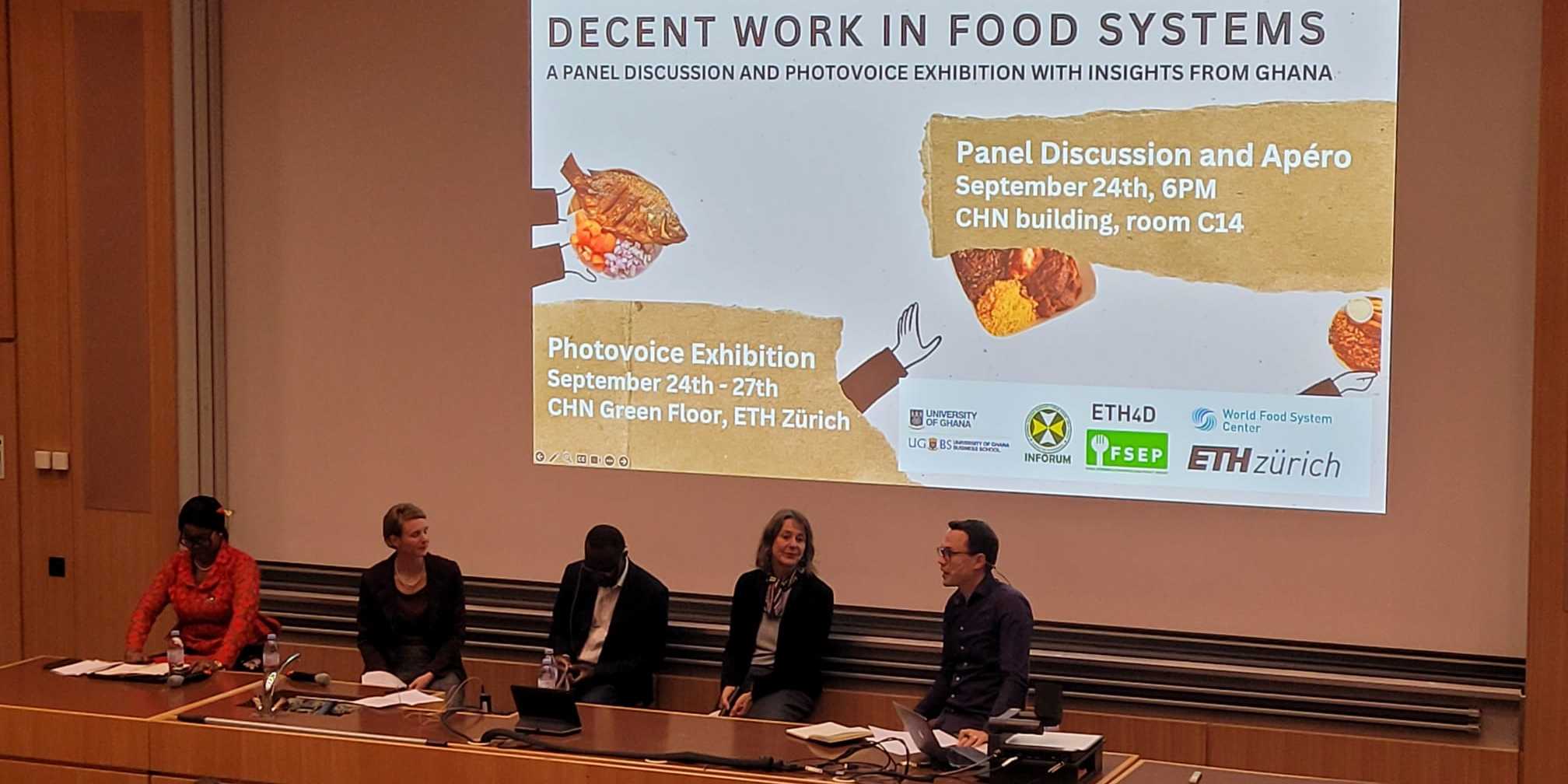 Panel discussion at ETH Zurich.