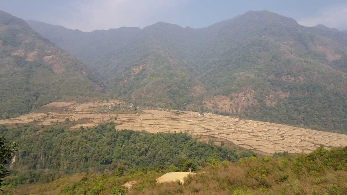 Small community in the Sub-tropical forest of Bhutan
