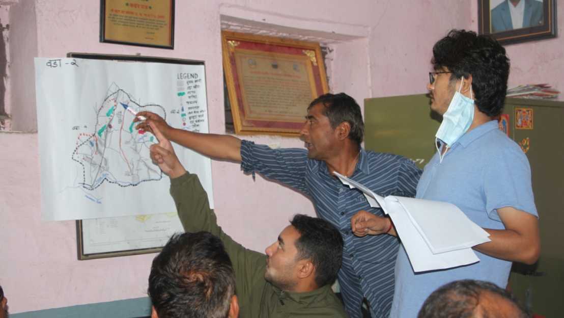 Focus group discussions in one of the wards of the Changunarayan Municipality to initiate the process in June 2022.